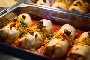 Enchiladas at Vege Rama - Myer Centre in Brisbane