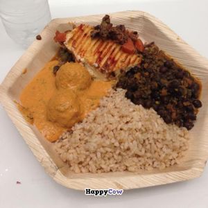 rice and three for $10 at Vege Rama - Myer Centre in Brisbane