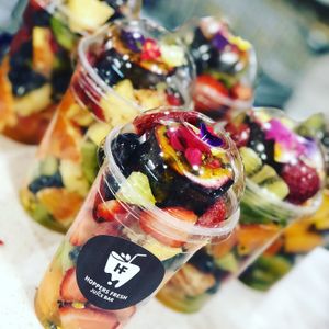Fruit salad at Hoppers Fresh Juice in Hoppers Crossing