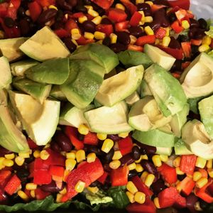 South west salad  at Hoppers Fresh Juice in Hoppers Crossing