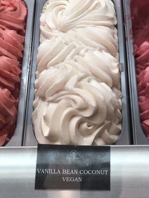 Vegan Coconut vanilla gelato at Hoppers Fresh Juice in Hoppers Crossing