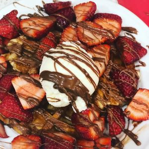 Waffles at Hoppers Fresh Juice in Hoppers Crossing