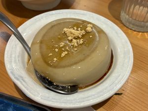 Hojicha panna cotta at Veggie Sun 植日生 - Zhí RìShēng in Taipei