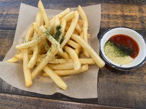 Shoestring fries at Veggie Sun 植日生 - Zhí RìShēng in Taipei