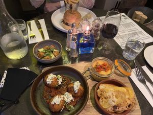 Vegan tapas  at The Drawing Board in Leamington Spa