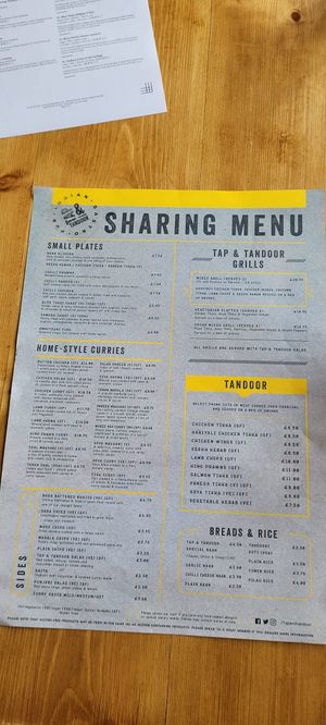  at Tap & Tandoor in Solihull