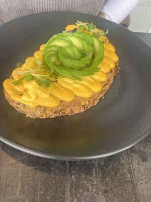 Mango Toast (Vegan) sehr lecker!!  at The Avocado Show - Keizersgracht in Amsterdam