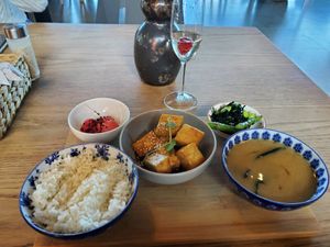 Lunch set at Café Manggha in Krakow