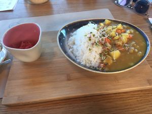 Their ridiculously cheap dinner :) at Café Manggha in Krakow