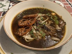 Ramen at La Modernista in Madrid