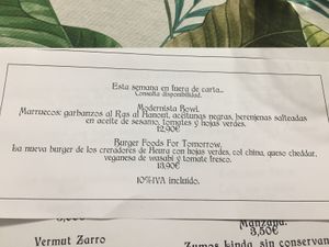 Weekly offer at La Modernista in Madrid