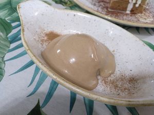 Amazing dessert  at La Modernista in Madrid