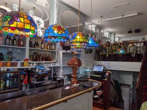 inside at La Modernista in Madrid