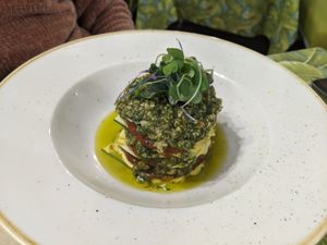 raw lasagne at La Modernista in Madrid