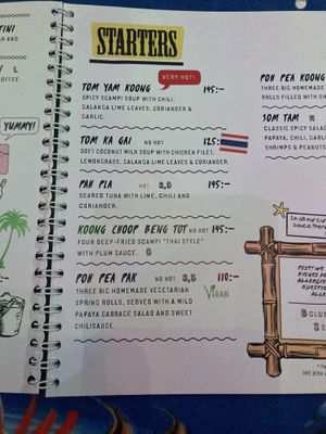 Vegan options - sept 2024  at Koh Phangan in Uppsala