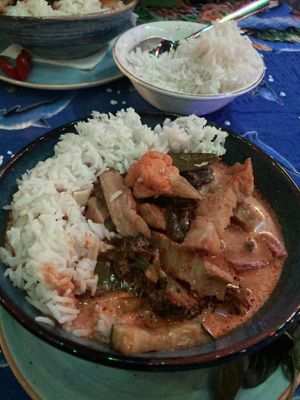 Red curry with soya   at Koh Phangan in Uppsala