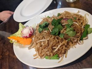 Pad see yw - ask for no egg at Mews Thai in Poulton-le-fylde