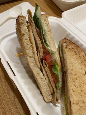 The Harmony Sandwich (I skipped the onions and cucumbers)  at Loving Cafe in Fort Wayne