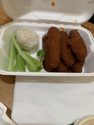 The chicken wings blew me away . OUTSTANDING!!!!  at Loving Cafe in Fort Wayne