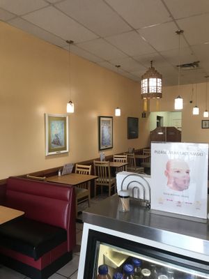 seating at Loving Cafe in Fort Wayne
