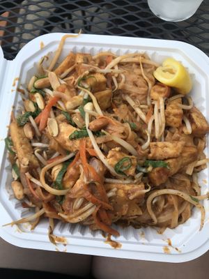 pad thai at Loving Cafe in Fort Wayne
