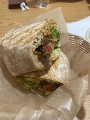 Original (not BBQ) wrap 😋   at Loving Cafe in Fort Wayne