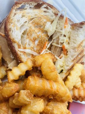 Panini with Tofurky and Coleslaw  at Loving Cafe in Fort Wayne