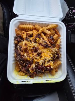 chili cheeze fries - Delicious! at Loving Cafe in Fort Wayne