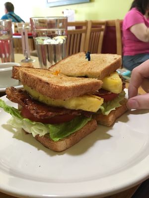 Grilled pineapple at Loving Cafe in Fort Wayne