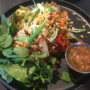 Jackfruit burrito bowl (gf) at Eternal in Oakland