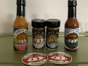 Great products! at Ol' Dirty Sheets' Eats and Hot Sauce in Wooster