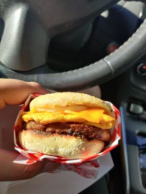 Vegan McMuffin 🤤🤤 at VOWburger in Los Angeles