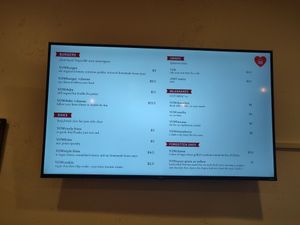Menu at VOWburger in Los Angeles