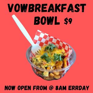 VOWbreakfast expanding! at VOWburger in Los Angeles