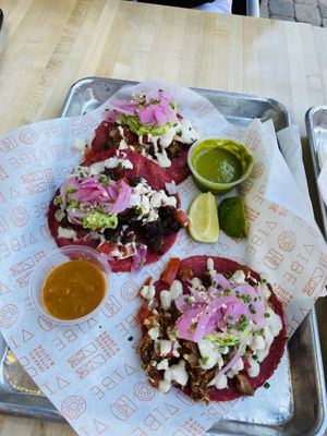 Tacos   at Vibe Organic Kitchen & Juice in Dana Point