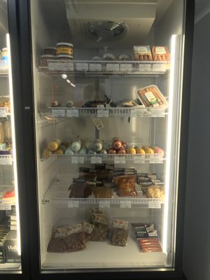 Vegan sausage, seitan etc at Veggie Woogie in Moscow