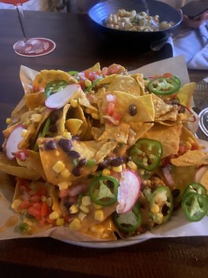 vegan nachos   at Pedal Haus Brewery in Tempe