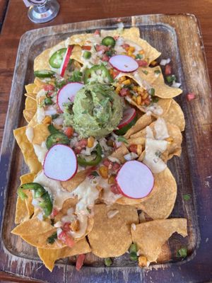 Vegan nachos  at Pedal Haus Brewery in Tempe