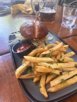 Truffle fries  at Pedal Haus Brewery in Tempe