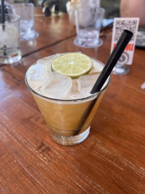 Mezcal drink  at Pedal Haus Brewery in Tempe