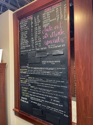 Menu  at Undergrounds Cafe in Wooster