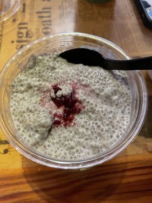 Chia pudding at Thinking Cup in Boston