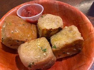 Garlic knots at Scarr's Pizza in New York City