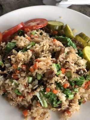 Fried rice  at Sacred Lotus Cafe in Phnom Penh