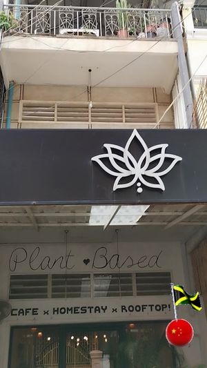 Hostel above the restaurant at Sacred Lotus Cafe in Phnom Penh