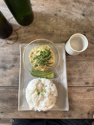 Amok and rice. So so good!   at Sacred Lotus Cafe in Phnom Penh