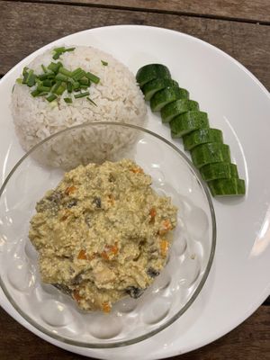 Amok  at Sacred Lotus Cafe in Phnom Penh