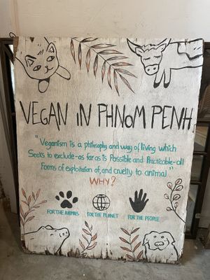 ❤️  at Sacred Lotus Cafe in Phnom Penh