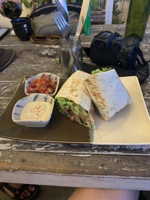 $5 Mexican Buritto  at Sacred Lotus Cafe in Phnom Penh