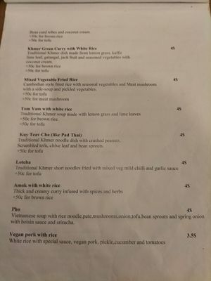  at Sacred Lotus Cafe in Phnom Penh